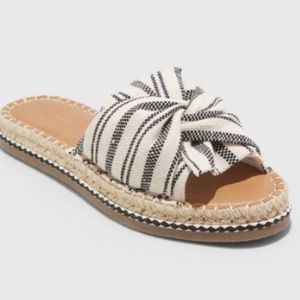 Universal Thread Lila Knotted Espadrille Slide